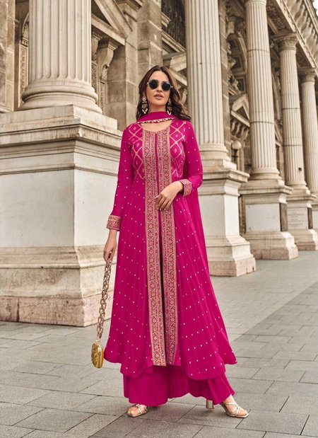 Rani Colour Rangreza By Sayuri Designer Georgette Readymade Suits Wholesale Online 5598