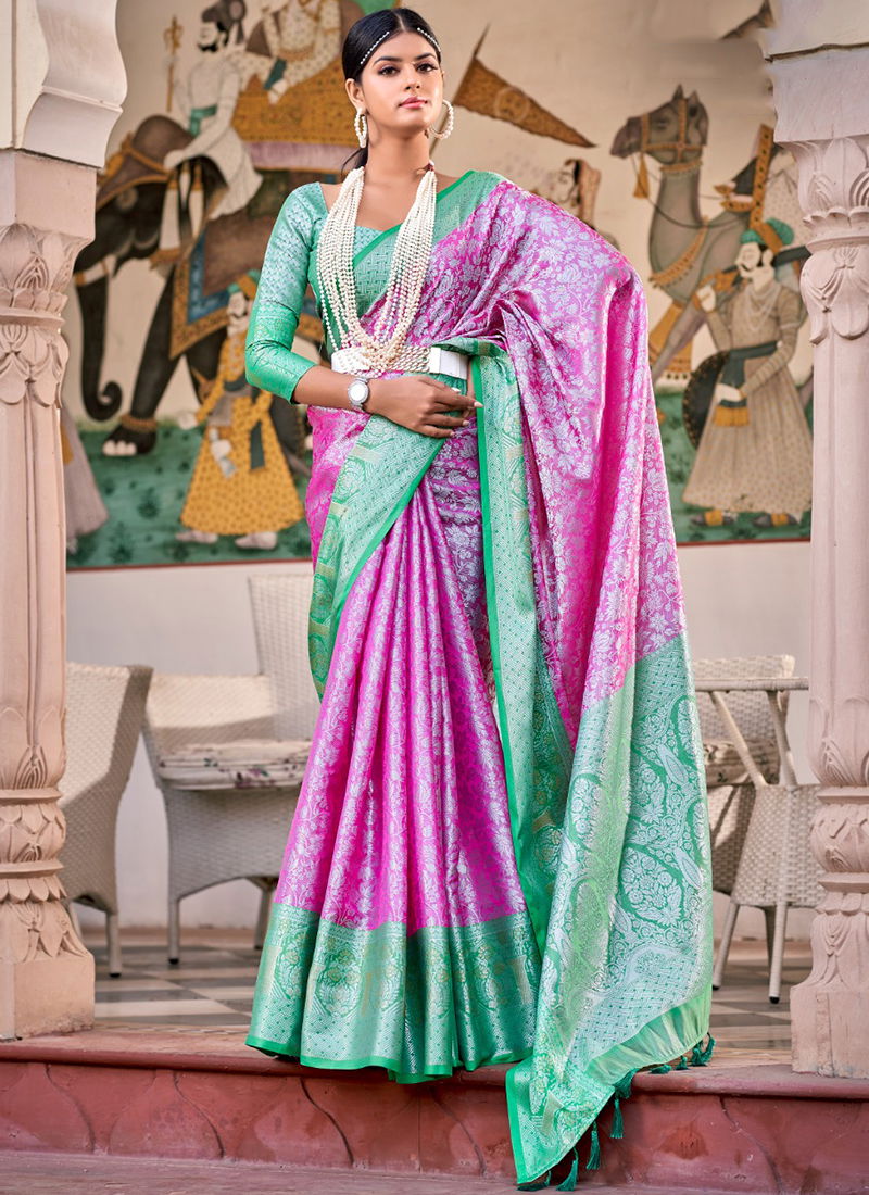 Rani Colour Sanoja The Fabrica Wedding Wear Wholesale Silk Sarees Catalog 10008