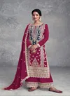 Rani Colour Sayra By Gulkayra Chinon Designer Salwar Kameez Exporters In India 7482-D