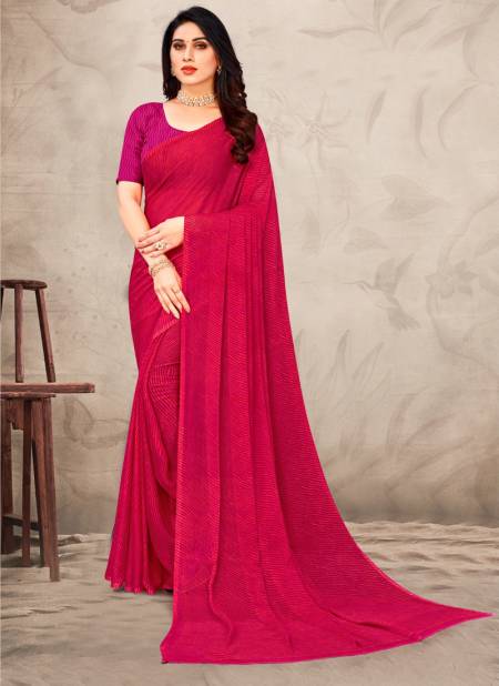 Rani Colour Star Chiffon 109th Edition By Ruchi Daily Wear Saree Catalog 24306 C