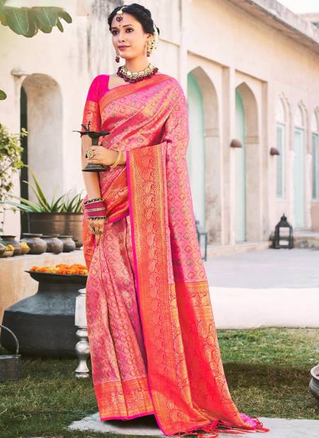 Rani Colour Sundari Silk Sangam Exclusive Wear Wholesale Silk Sarees Catalog 1005