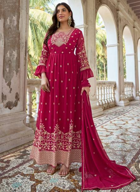 Rani Colour Zaina Fk Wedding Wear Wholesale Georgette Salwar Suits Catalog 1022