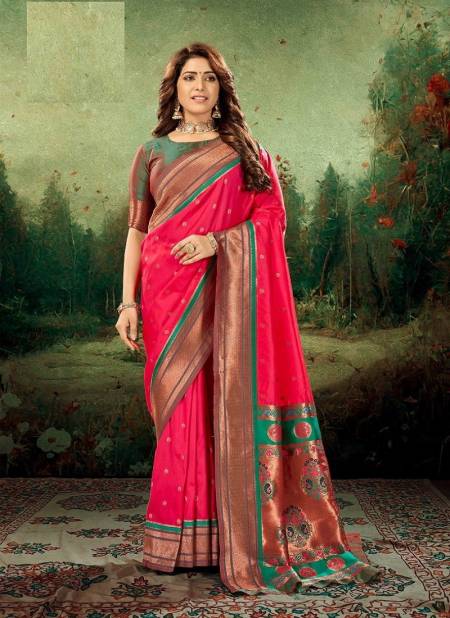 Rani Kiya Paithani Silk By Rajpath Silk Saree Catalog 97006