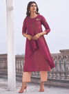 Shringar Omtex Linen Cotton Partywear Embroidery Kurti Colection