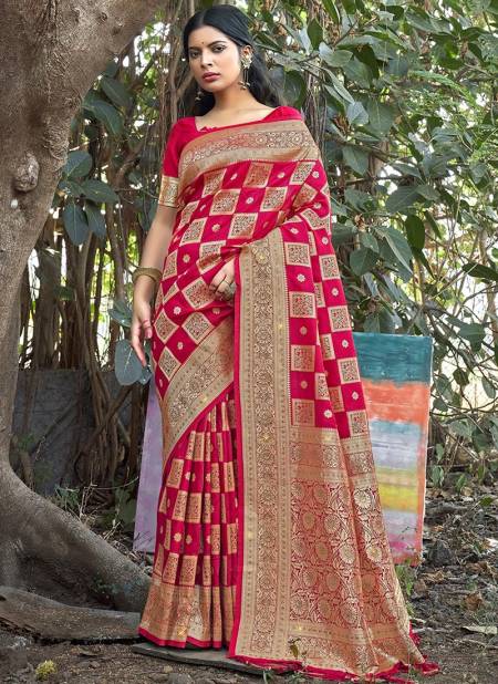 Rani Mringyani Sangam Wedding Wear Wholesale Banarasi Silk Sarees Catalog 1005