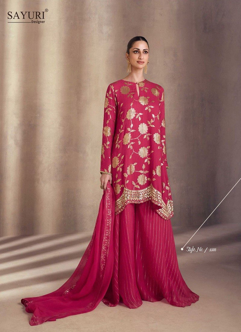 Rani Pink Colour Mariyam By Sayuri Designer Premium Silk Readymade Suits Orders In India 5500