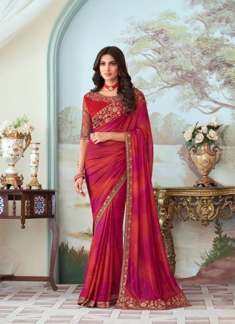 Silver Screen Vol 17 By TFH Party Wear Sarees Catalog