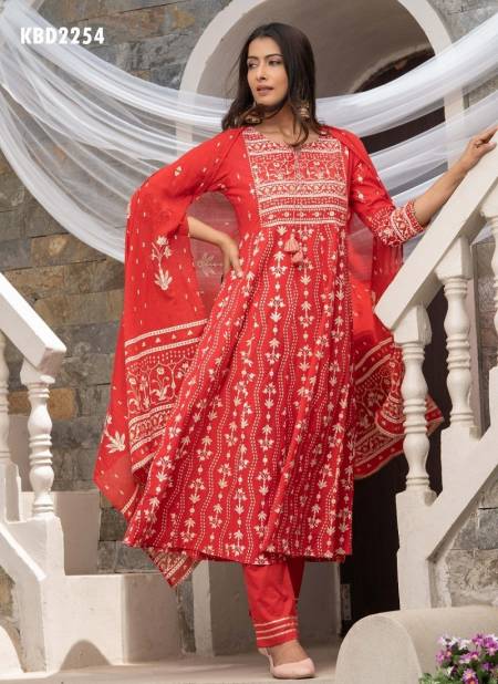 Red Colour Akshara Vol 6 By Mahotsav Cotton Salwar Suit 2254