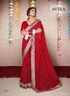 Avika By Stavan Heavy Weightless Party Wear Sarees Wholesale Market In Surat