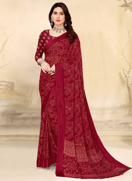 Red Colour Cherry Vol 26 Wholesale Daily Wear Saree Catalog 19101 A