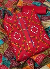 Red Colour Clothing Palette 2 9002 Pc Printed Cotton Dress Material P 3