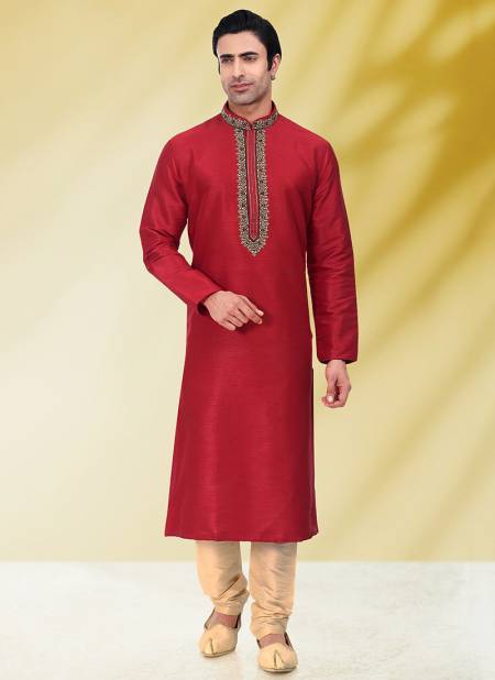 Red Colour Function Wear Wholesale Kurta pajama Catalog 1658
