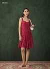 Red Colour Henzy By Mahotsav Ladies One Piece Western Dress Suppliers In India 49404
