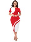 Red Colour Kathiyawad FEBD 15 Wholesale Party Wear Western Catalog 154