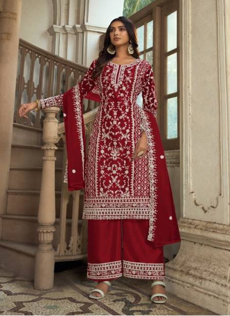 Red Colour Khwaab By Fk Fashion Wedding Salwar Suits Wholesalers In Delhi 1011-K