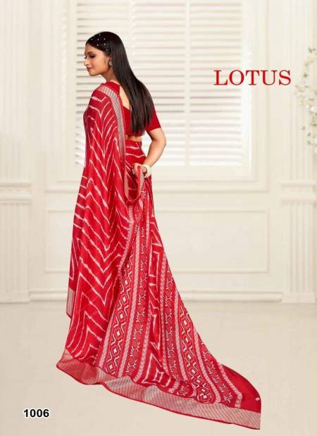 Red Colour Lotus By Mahamani Creation Heavy Moss Printed Viscose Sarees Wholesale Manufacturers 1006