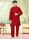 Red Colour Outluk Kids Vol 1 Wholesale Kids Kurta Pajama Catalog 103