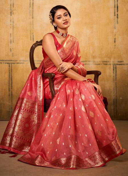 Red Colour Petals Banarasi Designer Rajpath Festive Wear Wholesale Designer Saree Catalog 81006