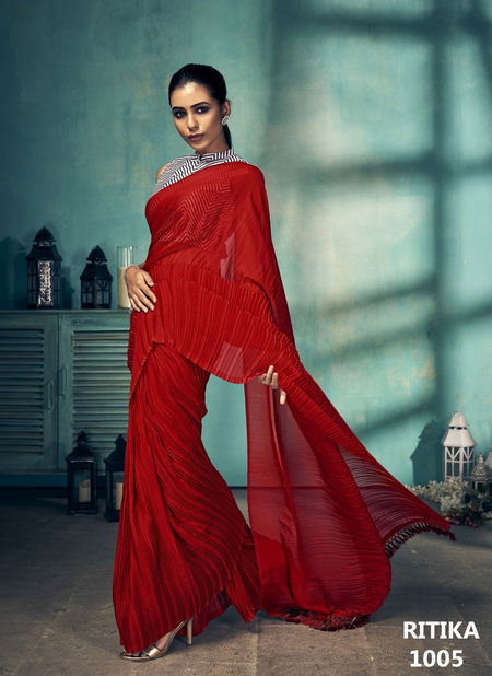 Ritika By Fashion Lab Party Wear Saree Catalog Catalog