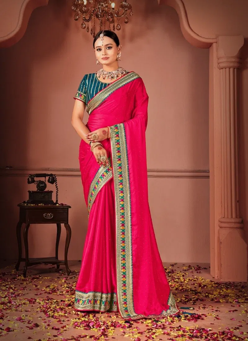 Red Colour Sakhi By Suma Black Rangoli Designer Party Wear Saree Wholesale Online 8008