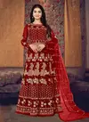 Red Colour Swagat 628 Colours Gown Catalog 628 D