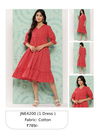 Red Janasya Patywear Kurti Catalog 4200