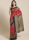 Red Pinted Bhagalpuri Saree 110