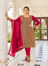 Red pink Colour Eliza Wedding Salwar Suit Catalog 102