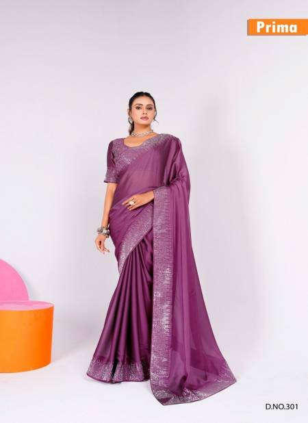 Rose Pink Colour Prima 301 To 305 Black Rangoli Party Wear Saree Wholesale Clothing Suppliers In India 301
