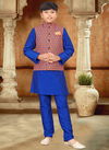 Royal Blue Colour Outluk Vol 4 Kids Wear Catalog 415