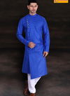 Royal Blue Outluk Vol 8 Eid Special Party Wear Designer Plain Kurta Pajama 8003
