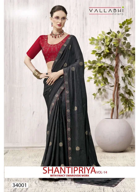 Shantipriya 14 By Vallabhi Brasso Floral Printed Saree