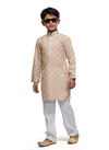 Sand Colour Kids Occasion Wear Designer Kurta Pajama Wholesale Shop In Surat 530