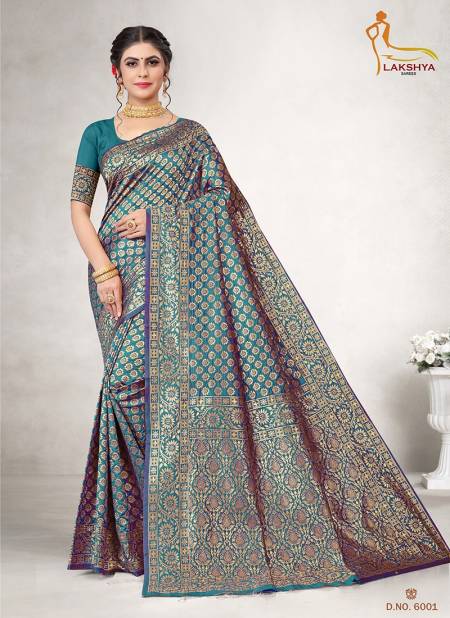 Sea%20Green%20Colour%20Lakshya%20Vidya%20vol%2006%20Designer%20Festive%20Wedding%20Wear%20Jacquard%20Silk%20Heavy%20Designer%20Latest%20Saree%20Collection%206001