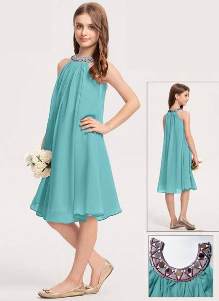 Sea Green Colour Aaina Designer Wholesale Girls Wear Catalog Aaina 2