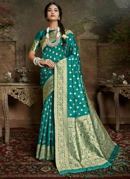 Sea Green Colour All Time Hit Vol 2 Festive Wear Wholesale Silk Sarees Catalog 11005 C