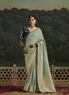 Sea Green Colour Baisaa By Kimora Dola Silk Occasion Wear Saree Suppliers In India SA 312