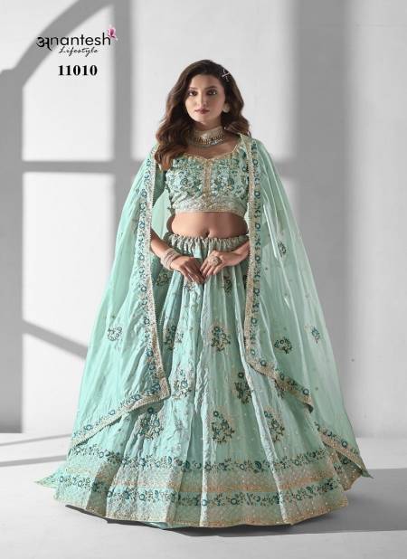 Sea Green Colour Bridesmaid Vol 2 By Anantesh Designer Wedding Wear Lehenga Choli Wholesale Shop In India 11010