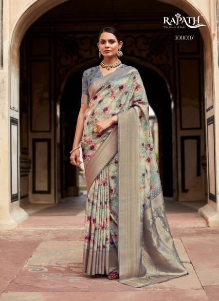 Sea Green Colour Kavisha Silk By Rajpath Occasion Tissue Silk Sarees Wholesale Shop In Surat 300007