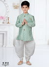 Sea Green Colour Kids Party Wear Kurta Pajama Catalog 512