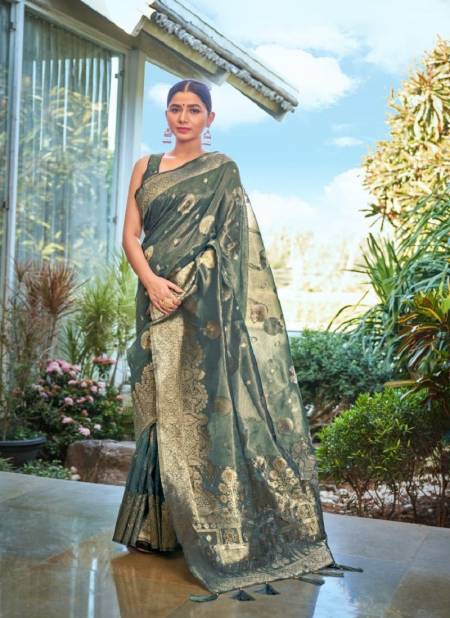 Sea Green Colour Madhura By Monjolika Simar Silk Wedding Saree Suppliers In Mumbai 6605