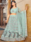 Sea Green Colour Madhurya Color Edition By Mrudangi Party Wear Lehenga Choli Catalog 1043 A