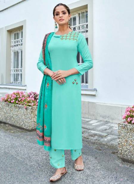 Sea Green Colour Meera Vol 2 Function Wear Wholesale Readymade Salwar Suits 19016