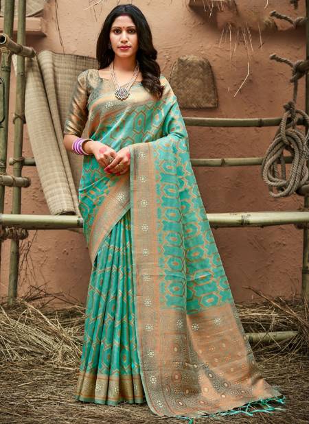 Sea Green Colour Mohini Sangam Function Wear Wholesale Designer Sarees Catalog 1003