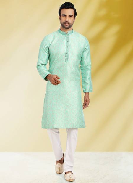 Sea Green Colour Outluk 103 Ethnic Wear Wholesale Kurta Pajama 103011