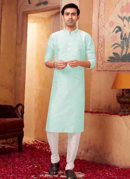 Sea Green Colour Silikana Exclusive Wear Wholesale Kurta Pajama 1540-7