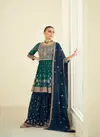 Sea Green Colour Somya By Aashirwad Wedding Salwar Suits Catalog 9662