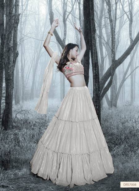 Silver Meira By Dresstive Indowestern Lehenga Choli Catalog 7008 A