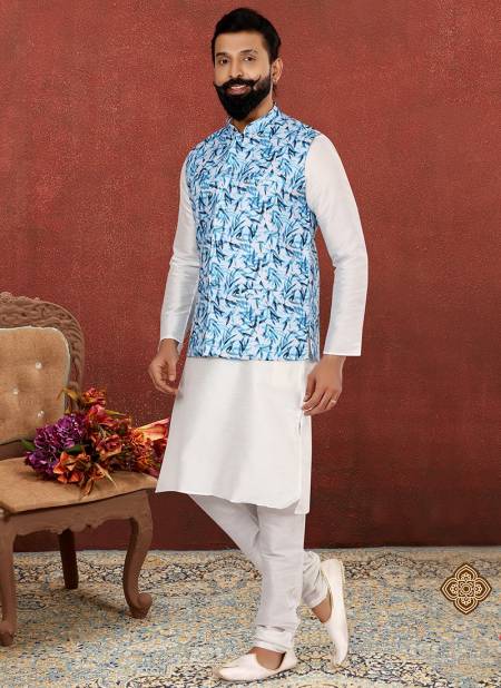 Kurta Jacket Set - Buy Printed Jacket with Kurta Pajama at Manyavar | Groom  dress men, Wedding kurta for men, Indian men fashion