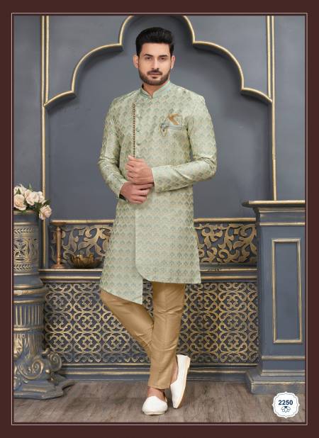 Sky Blue Colour Designer Party Wear Indo Western Suppliers In India 2250